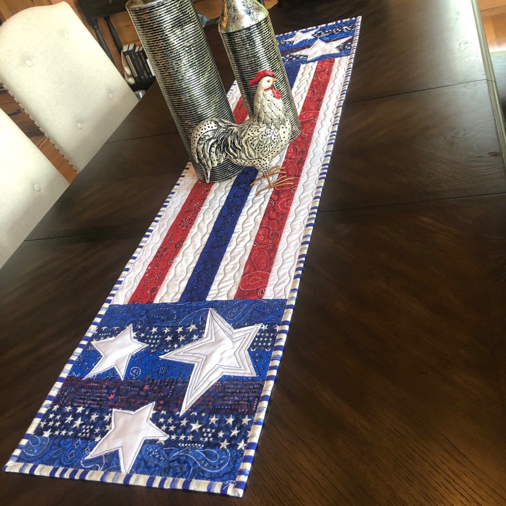 NEW Handmade Proud American table runner